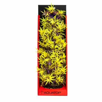 AQUATOP PD-FCO16, Vibrant Fluorescent Cannabis Olive Plant 16 inch